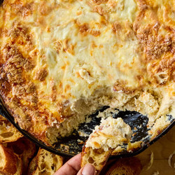 Roasted Shallot &amp; Garlic Caesar Dip
