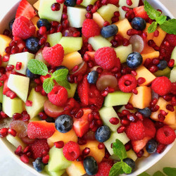 The Best Fruit Salad With Honey-lime Dressing