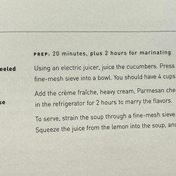 Eric Ripert's Cold Cucumber Soup