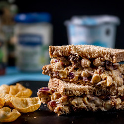 Coronation Chickpea Sandwich