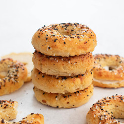 2 Ingredient Keto Cottage Cheese Bagels