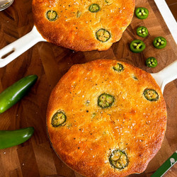 Jalapeño Cheddar Cornbread Crust Chicken Pot Pie