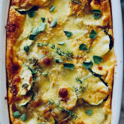 Sweet Potato And Zucchini Frittata