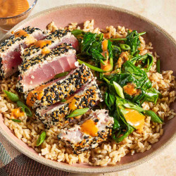 Sesame Crusted Tuna Grain Bowls