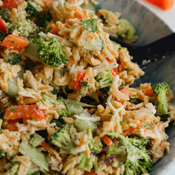 Creamy Ranch Protein Pasta Salad