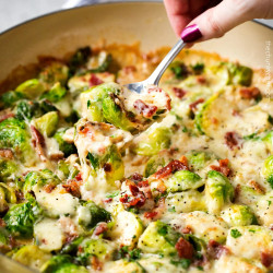 Brussels Sprouts Gratin
