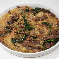 Beef And Noodles With Black Pepper Sauce