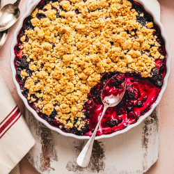 Red Fruit Crumble