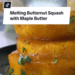 Melting Butternut Squash With Maple Butter