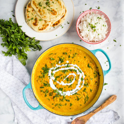 Easy One Pan Lentil Daal Curry