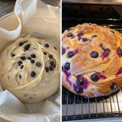 Heavenly Blueberry Cream Cheese Loaf