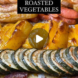 Roasted Rainbow Vegetables