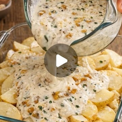 Creamy Pour-over Baked Potatoes