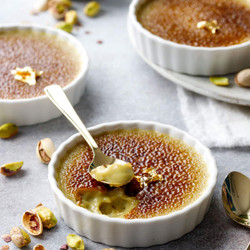 Pistachio Crème Brûlée