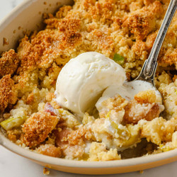 Sugar Free Peach Cobbler