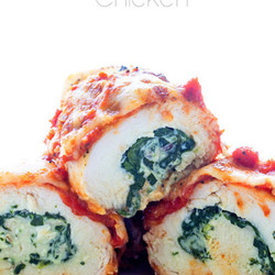 Easy Baked Stuffed Rolled Chicken