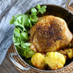 Keto Sheet Pan Curried Chicken - Sckc