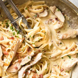 Creamy Chicken And Bacon Pasta