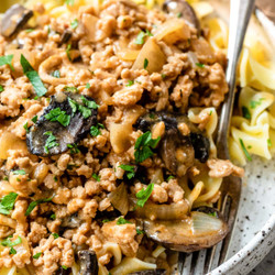 Chicken Stroganoff sauce