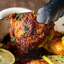 Skillet Chicken Thighs