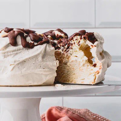 Malted Pavlova