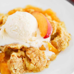 Peach Dump Cake